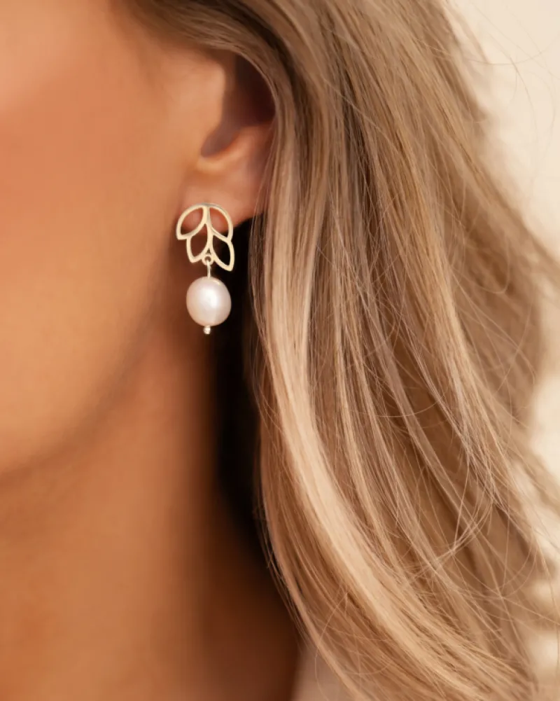 Finaste Boho pearl oorbellen New
