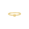 Finaste Bolletje ring goudkleurig Fashion