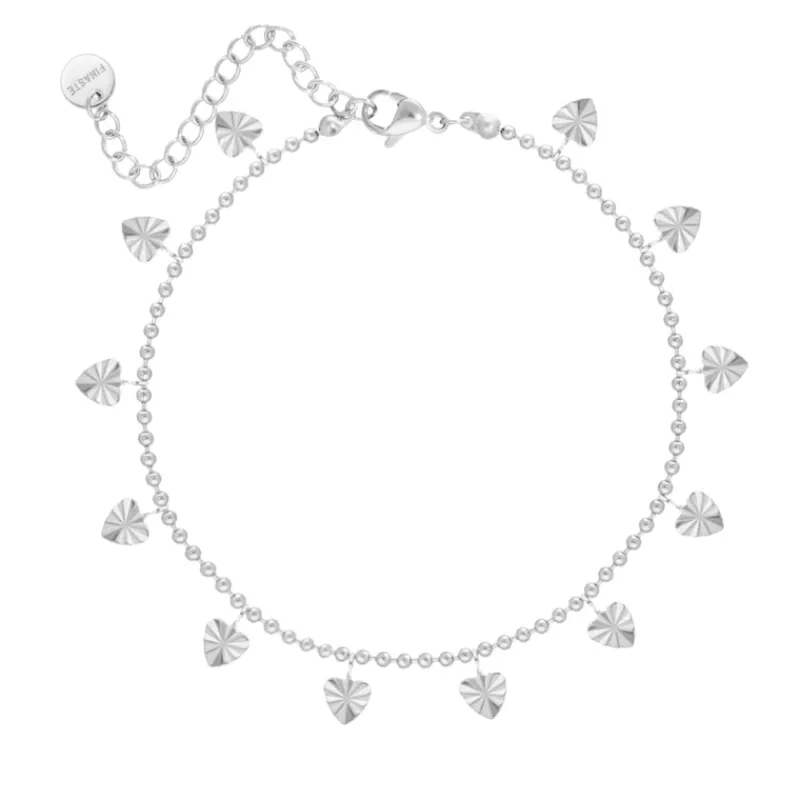 Finaste Bolletjes armband met hartjes Hot