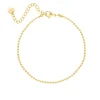 Finaste Bolletjes armband minimalistisch goudkleurig Outlet
