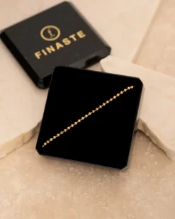 Finaste Bolletjes armband minimalistisch goudkleurig Outlet