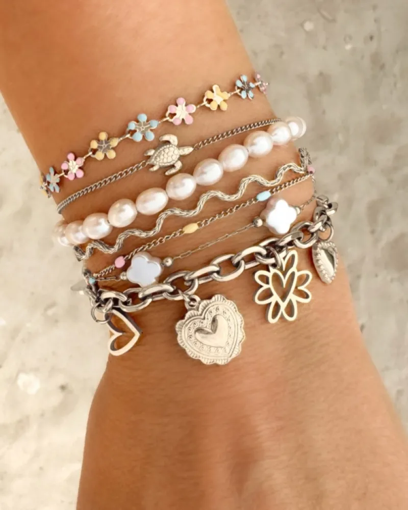 Finaste Bolletjes armband pastel Best