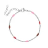 Finaste Bolletjes armband pink color mix Fashion