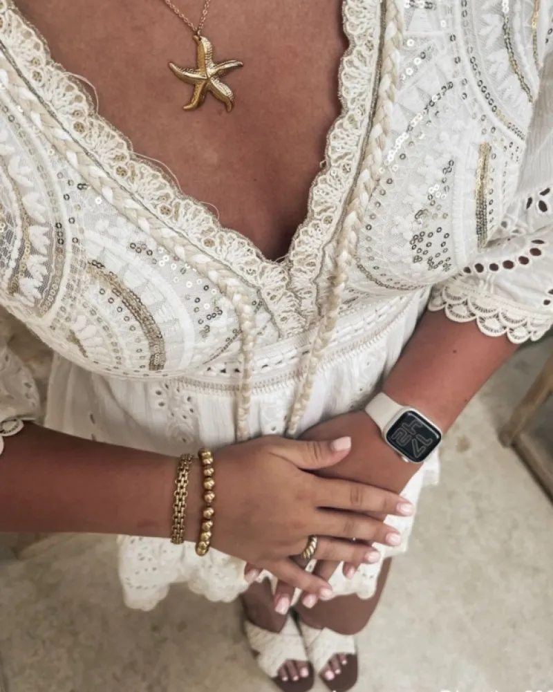 Finaste Bolletjes armband statement goudkleurig New