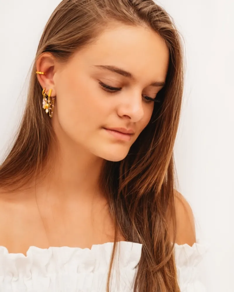 Finaste Bolletjes ear cuff goud kleurig Hot