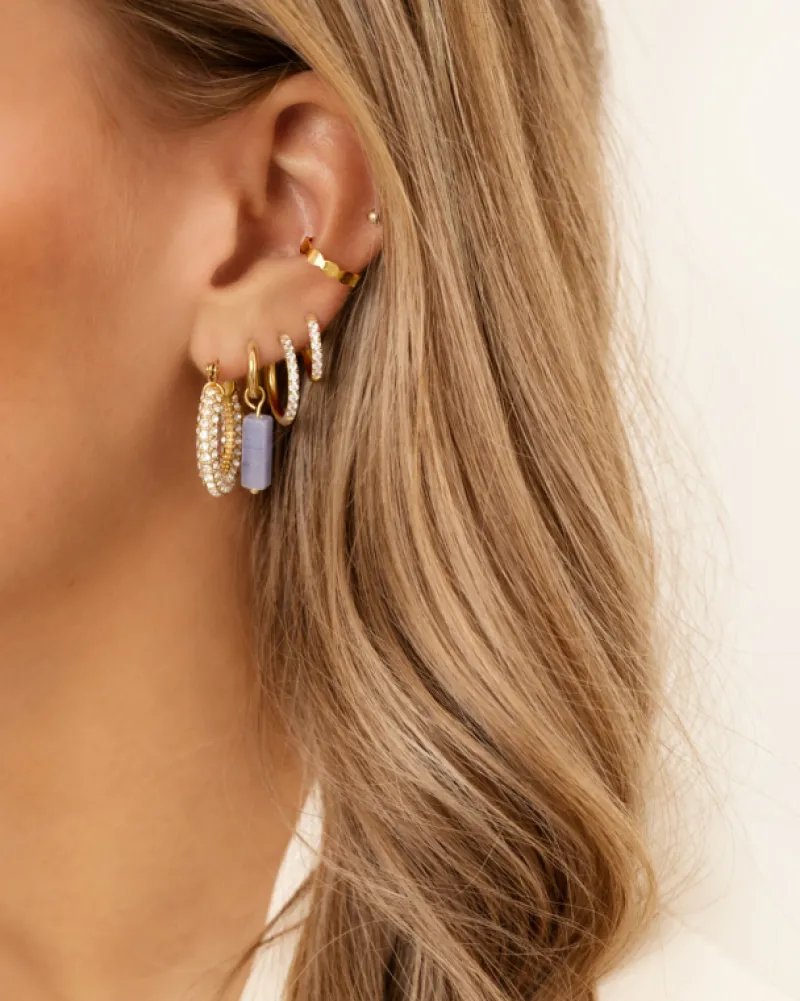 Finaste Bolletjes ear cuff goud kleurig Hot