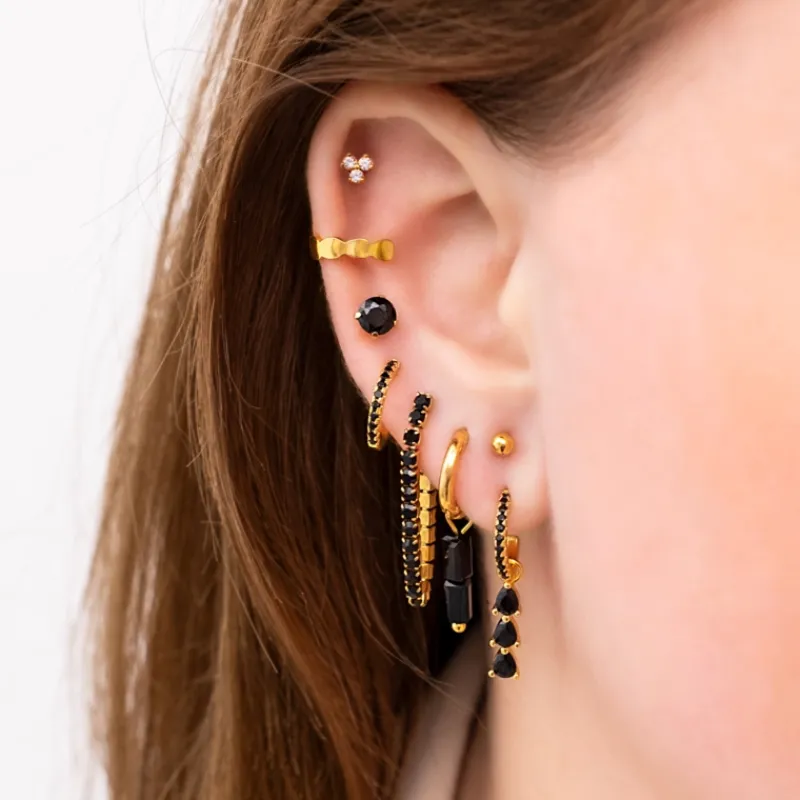 Finaste Bolletjes ear cuff goud kleurig Hot