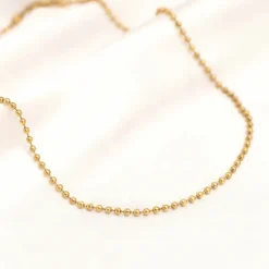 Finaste Bolletjes Ketting Goudkleurig Discount