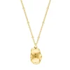 Finaste Bolletjes ketting met hanger goudkleurig Clearance