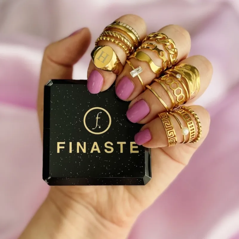 Finaste Bolletjes ring gold plated Online