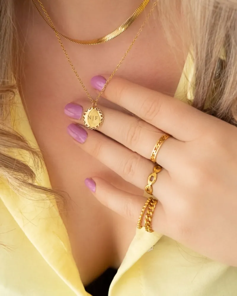 Finaste Bolletjes ring gold plated Online