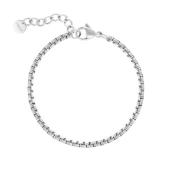 Finaste Box chain enkelbandje New