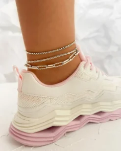 Finaste Box chain enkelbandje New