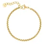Finaste Box chain enkelbandje goudkleurig Hot