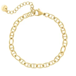 Finaste Chain enkelbandje eyecatcher mini goudkleurig Fashion