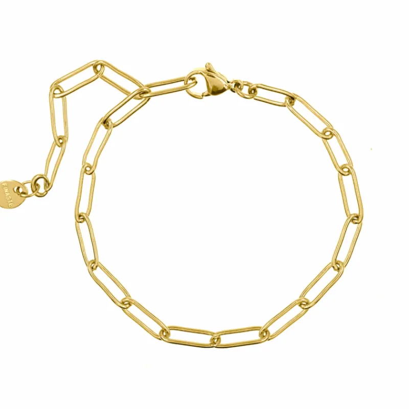 Finaste Chain enkelbandje goud kleurig Best