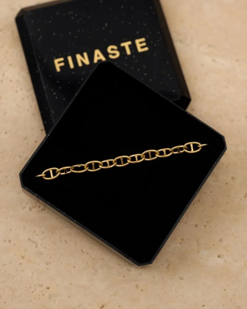 Finaste Chain necklace eyecatcher mini goudkleurig New