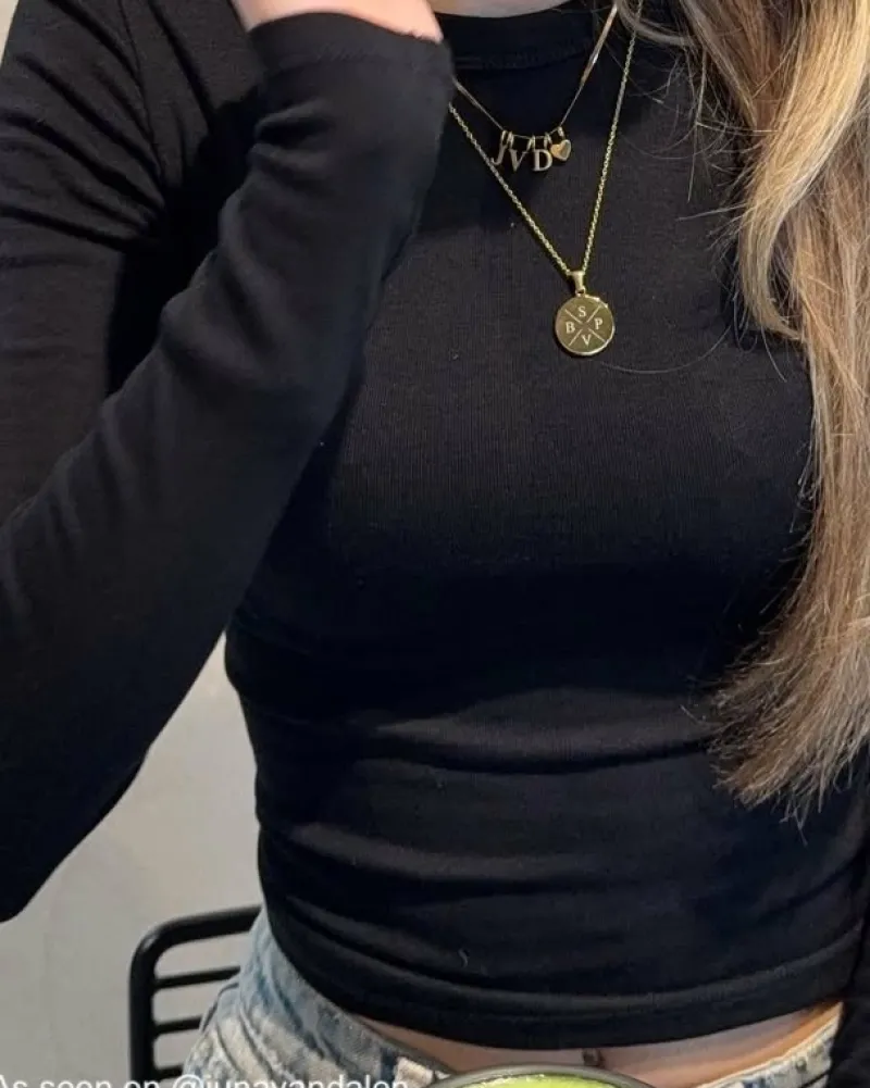 Finaste Choose your initials ketting goudkleurig Fashion