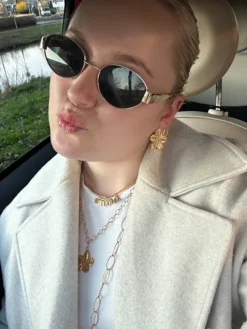 Finaste Choose your initials ketting goudkleurig Fashion