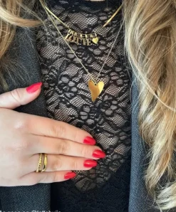 Finaste Choose your initials ketting goudkleurig Fashion