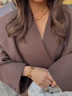 Finaste Choose your initials ketting goudkleurig Fashion