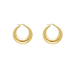 Finaste Chunky creolen kleur goud Fashion