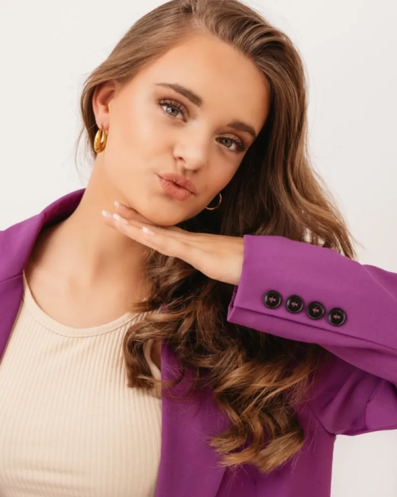 Finaste Chunky creolen kleur goud Fashion