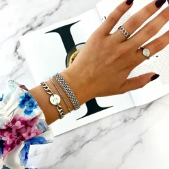 Finaste Chunky initial armparty Discount