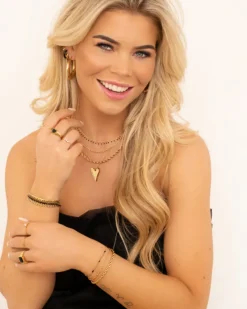 Finaste Chunky statement hoops goud kleurig Online