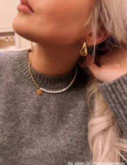 Finaste Chunky teardrop oorbellen goudkleurig Clearance