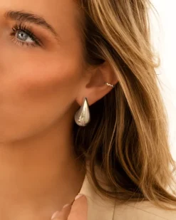 Finaste Chunky teardrop oorbellen Hot