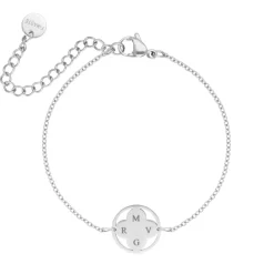 Finaste Clover armband 4 initials Hot