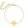 Finaste Clover armband 4 initials goudkleurig Discount