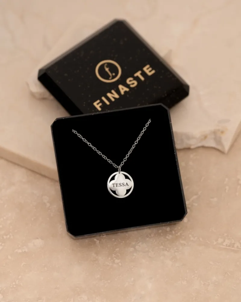 Finaste Clover ketting graveren New