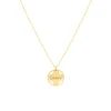 Finaste Clover ketting graveren goudkleurig Hot