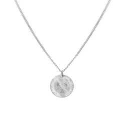 Finaste Coin necklace 3 initials Best