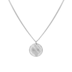 Finaste Coin necklace 2 initials Outlet