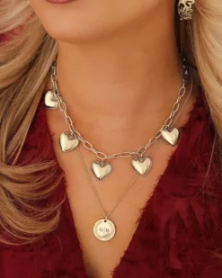 Finaste Coin necklace 2 initials Outlet
