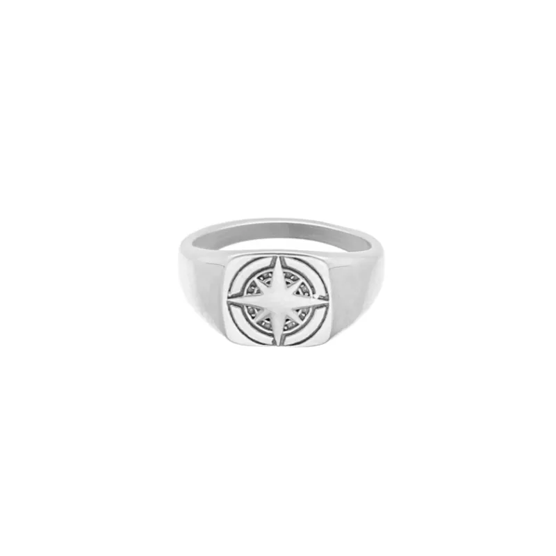 Finaste Compass zegelring Best