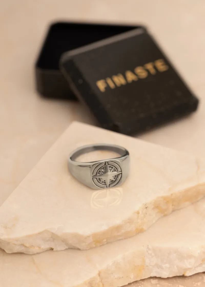Finaste Compass zegelring Best