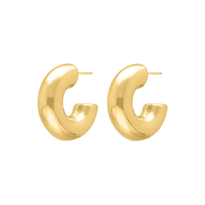 Finaste Creolen chunky goudkleurig Sale