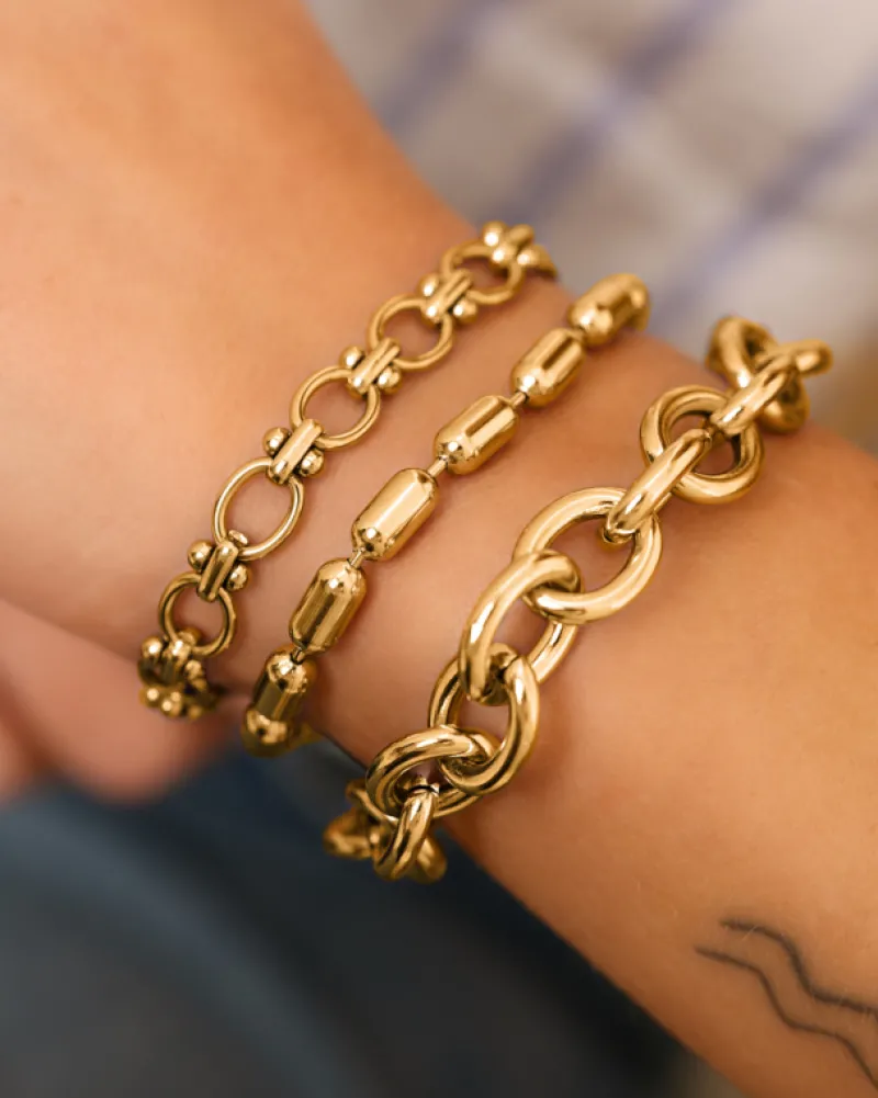 Finaste Diva chain bracelet goldplated Sale