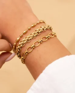Finaste Diva chain bracelet goldplated Sale