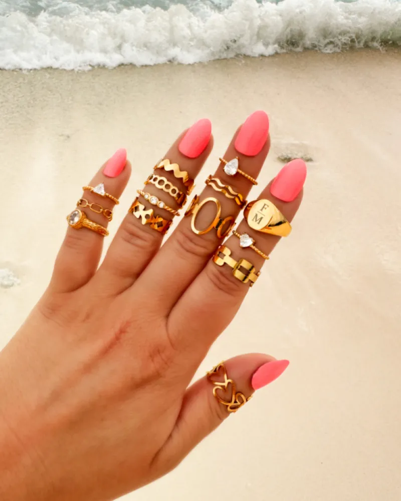 Finaste Divine ring goldplated Best