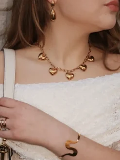 Finaste Druppel oorhangers kleur goud Hot