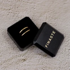 Finaste Dubbele Ring Verstelbaar Goud Kleurig Hot