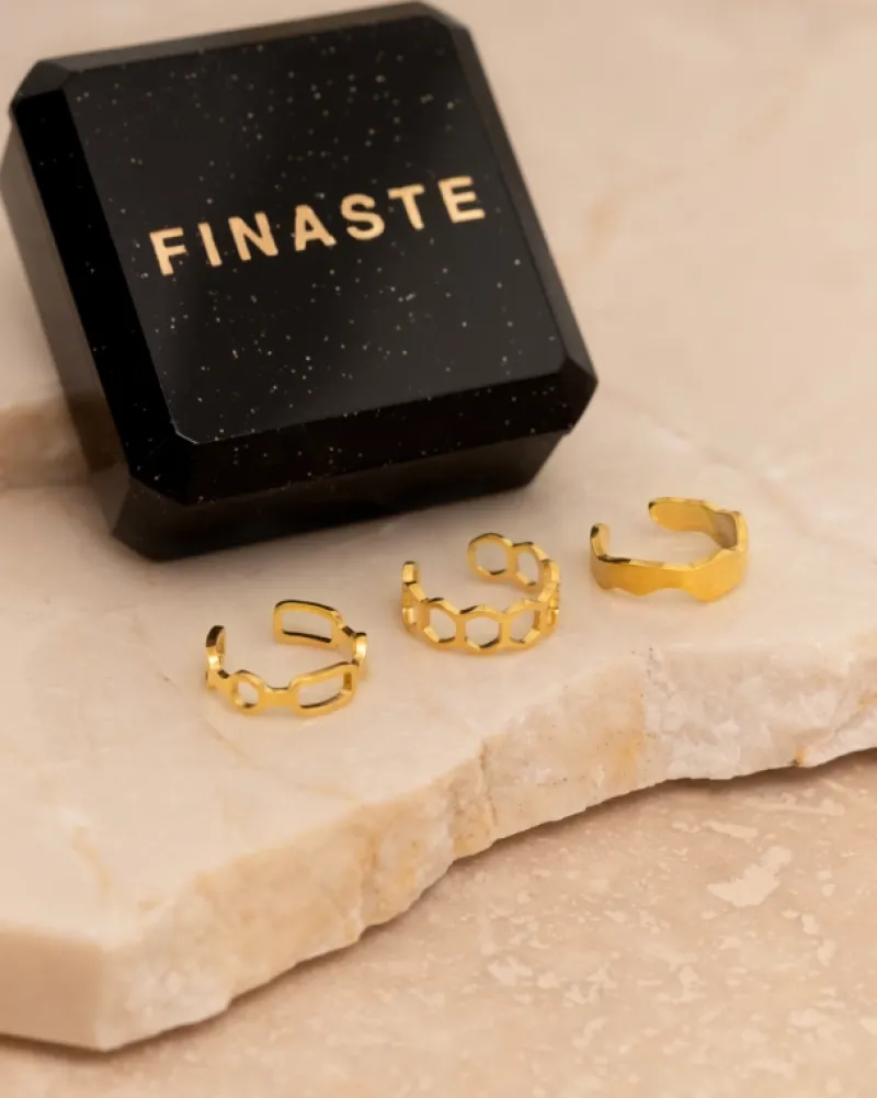 Finaste Ear cuff boho goud kleurig Hot