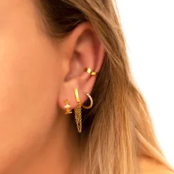 Finaste Ear cuff boho goud kleurig Hot
