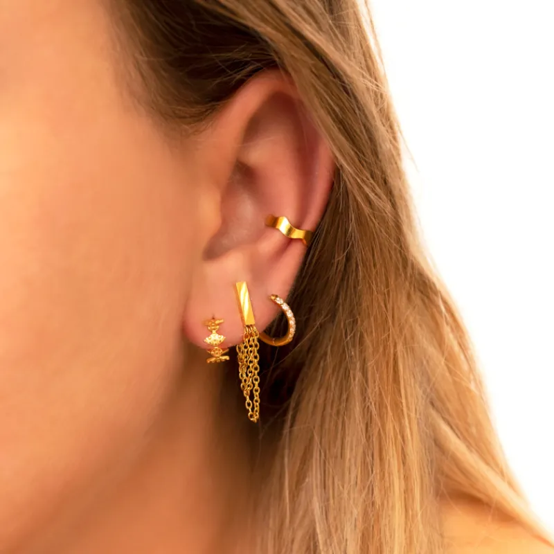Finaste Ear cuff boho goud kleurig Hot