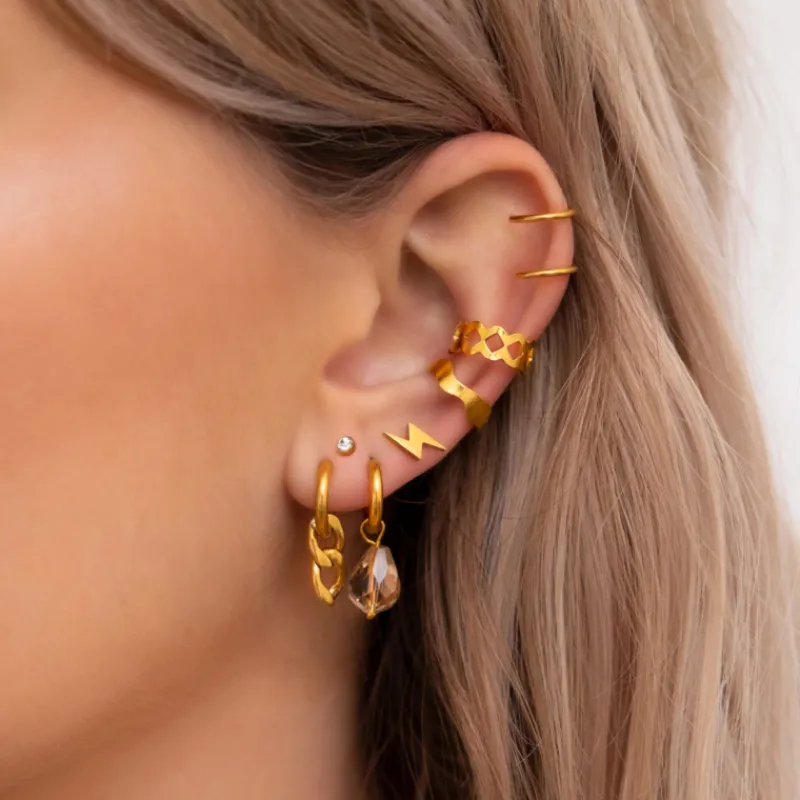 Finaste Ear cuff boho goud kleurig Hot
